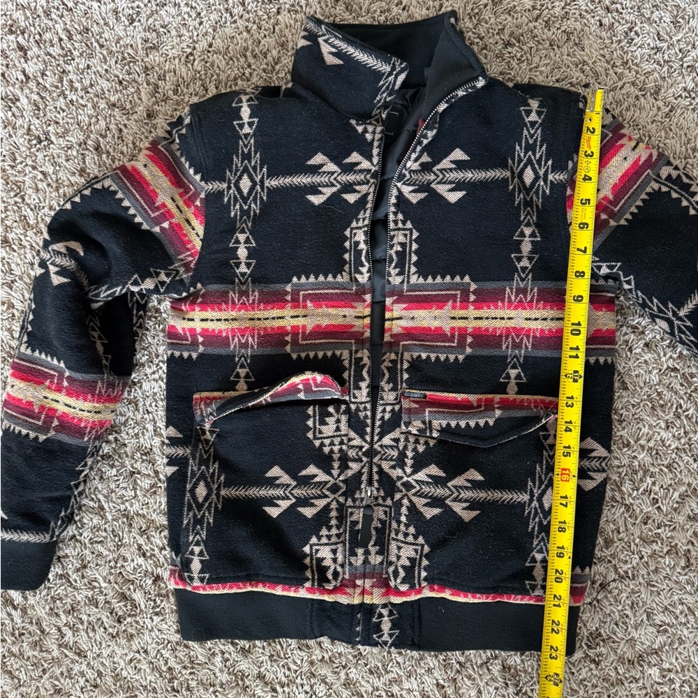 Rock n Roll Cowboy Black Aztec-Patterned Jacket - Picture 4 of 5